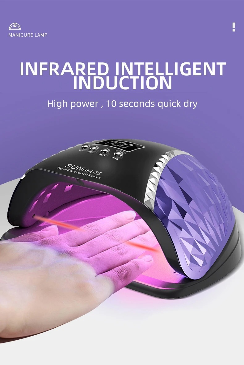 Professional Motion Sensor, 220W UV LED Nail Lamp 66LEDs - Image 3