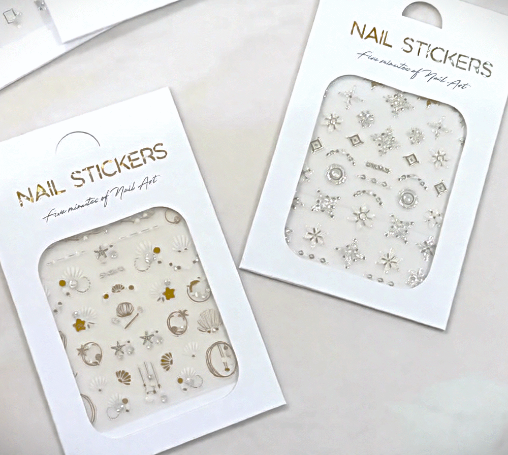 Silver/Gold Nail Art Sticker