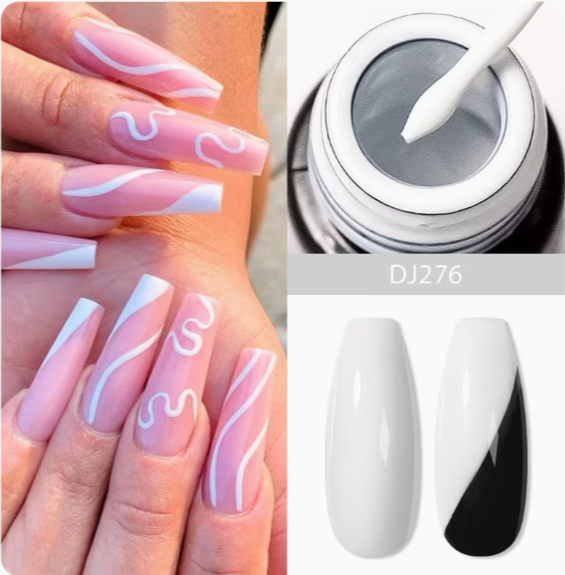 White Gel Nail Liner - Image 3