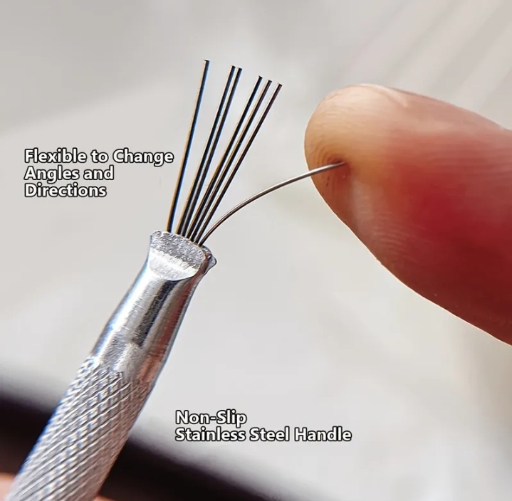 7 Heads Nail Spider Gel Art Brush