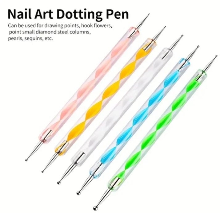 5 Pcs Dotting Nail Art Tool