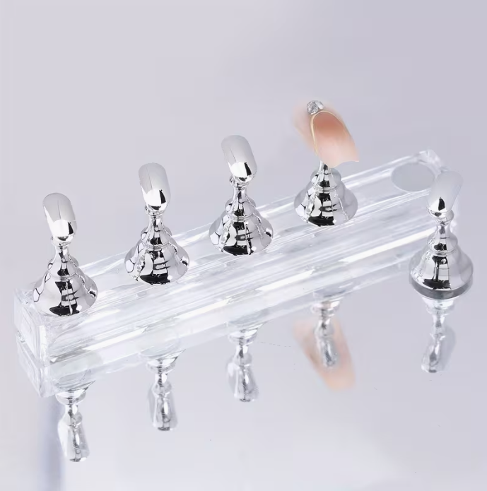 Nail Practice Stand Set – Magnetic Base with 5 Holders