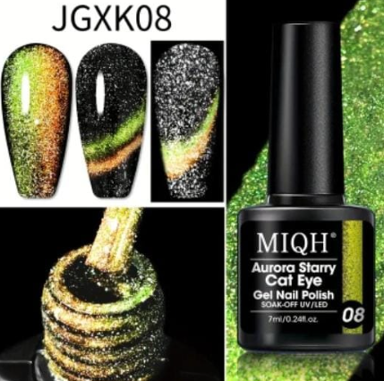 Starry Cat Eye Gel Nail - Image 3