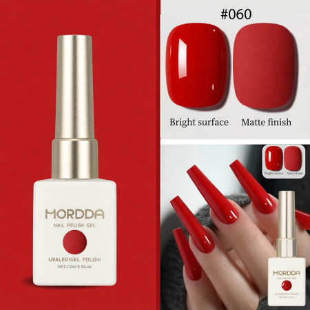 Red & Brown UV-Gel Polish - Image 5
