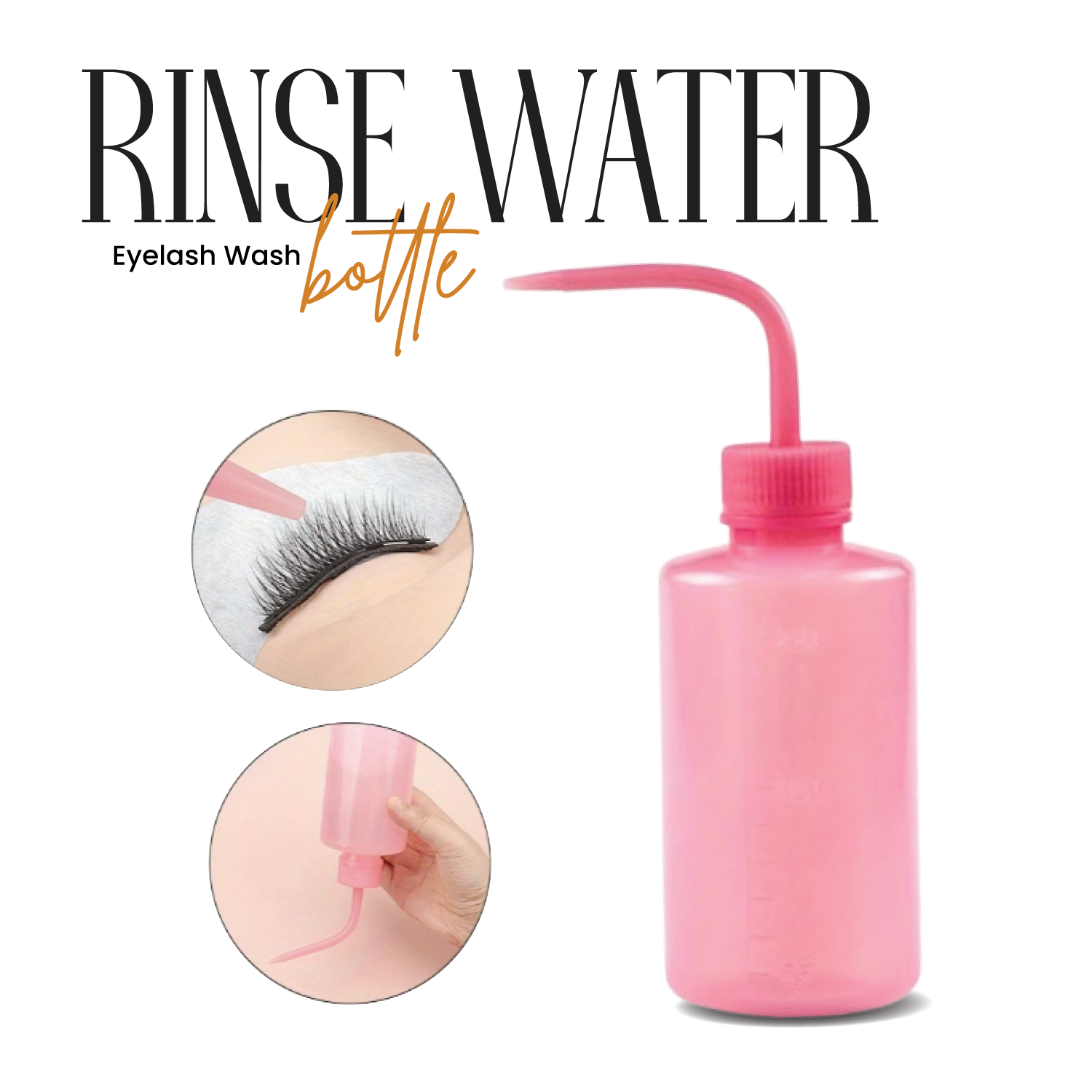 Lash Rinse Water Bottle
