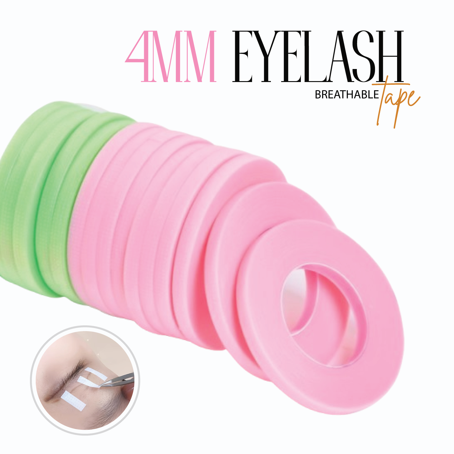 4MM lash Breathable Sensitive Tape