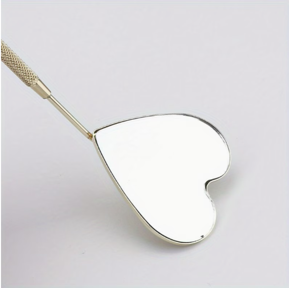 Lash Heart Gold Steel Mirror - Image 6